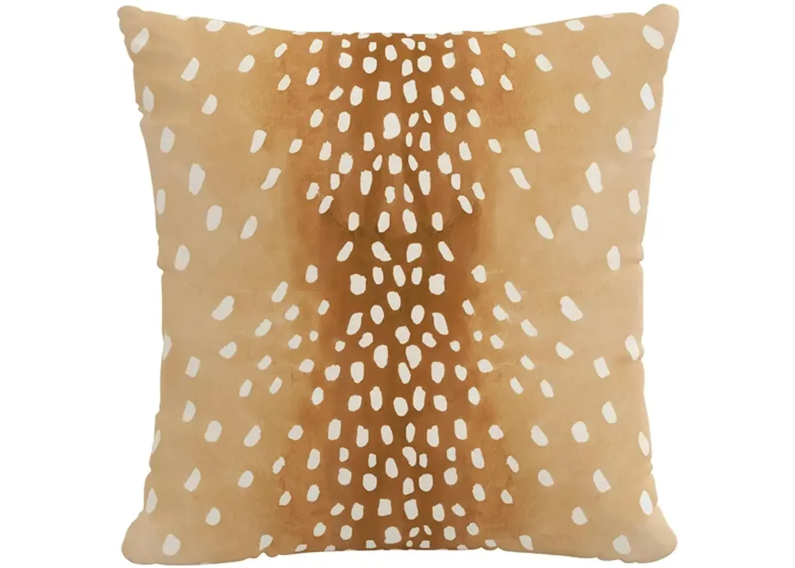 20" Outdoor Fawn Pillow in Fawn Natural by Skyline