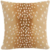 20" Outdoor Fawn Pillow in Fawn Natural by Skyline
