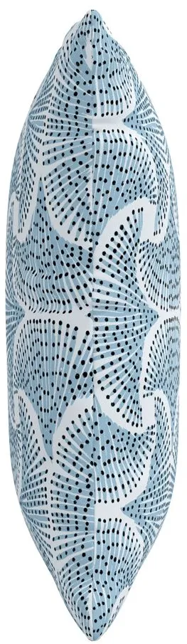 20" Outdoor Sea Fan Pillow in Sea Fan Blue by Skyline