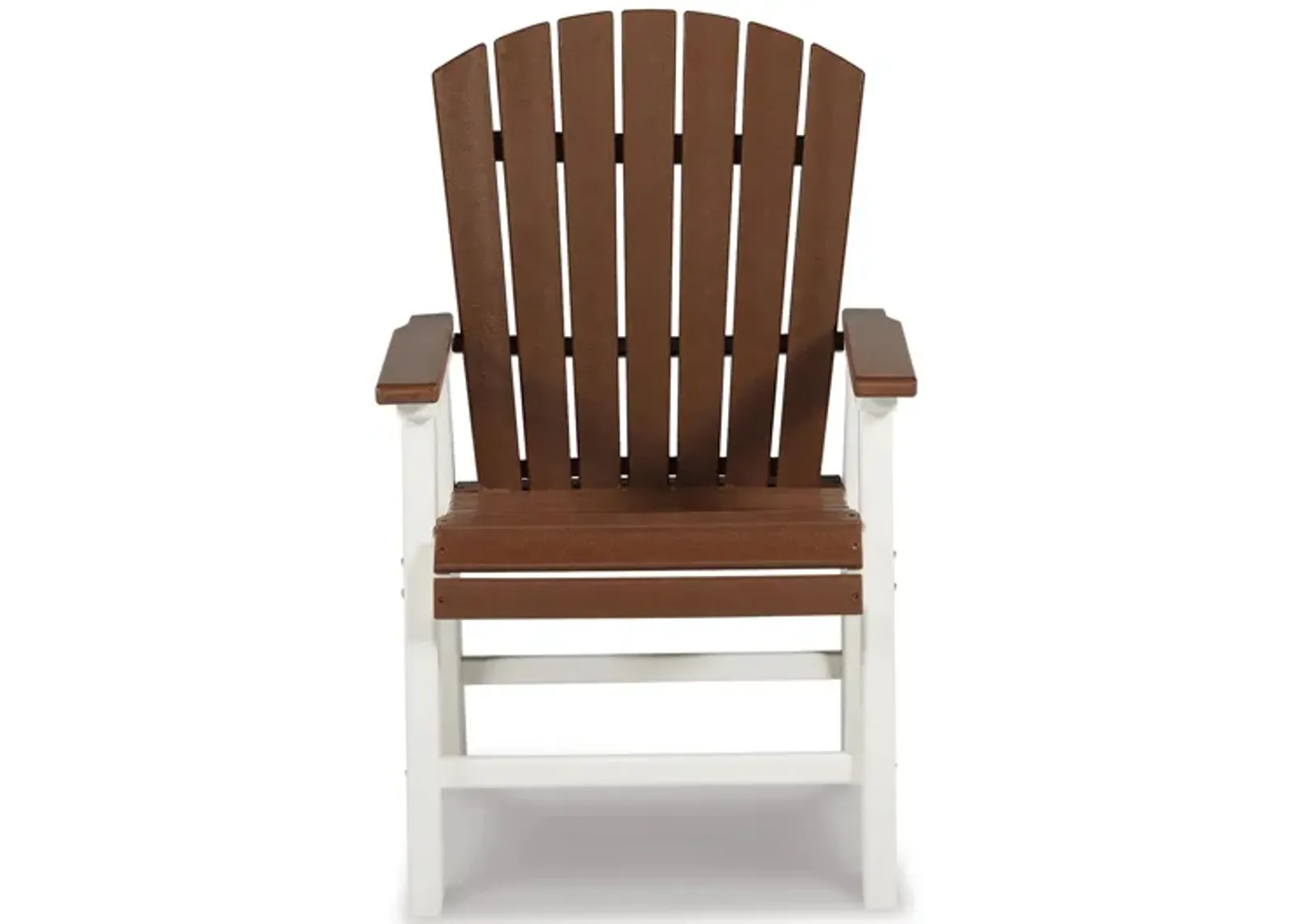 Genesis Bay Outdoor Dining Chair (Set of 2) in Brown/White by Ashley Furniture