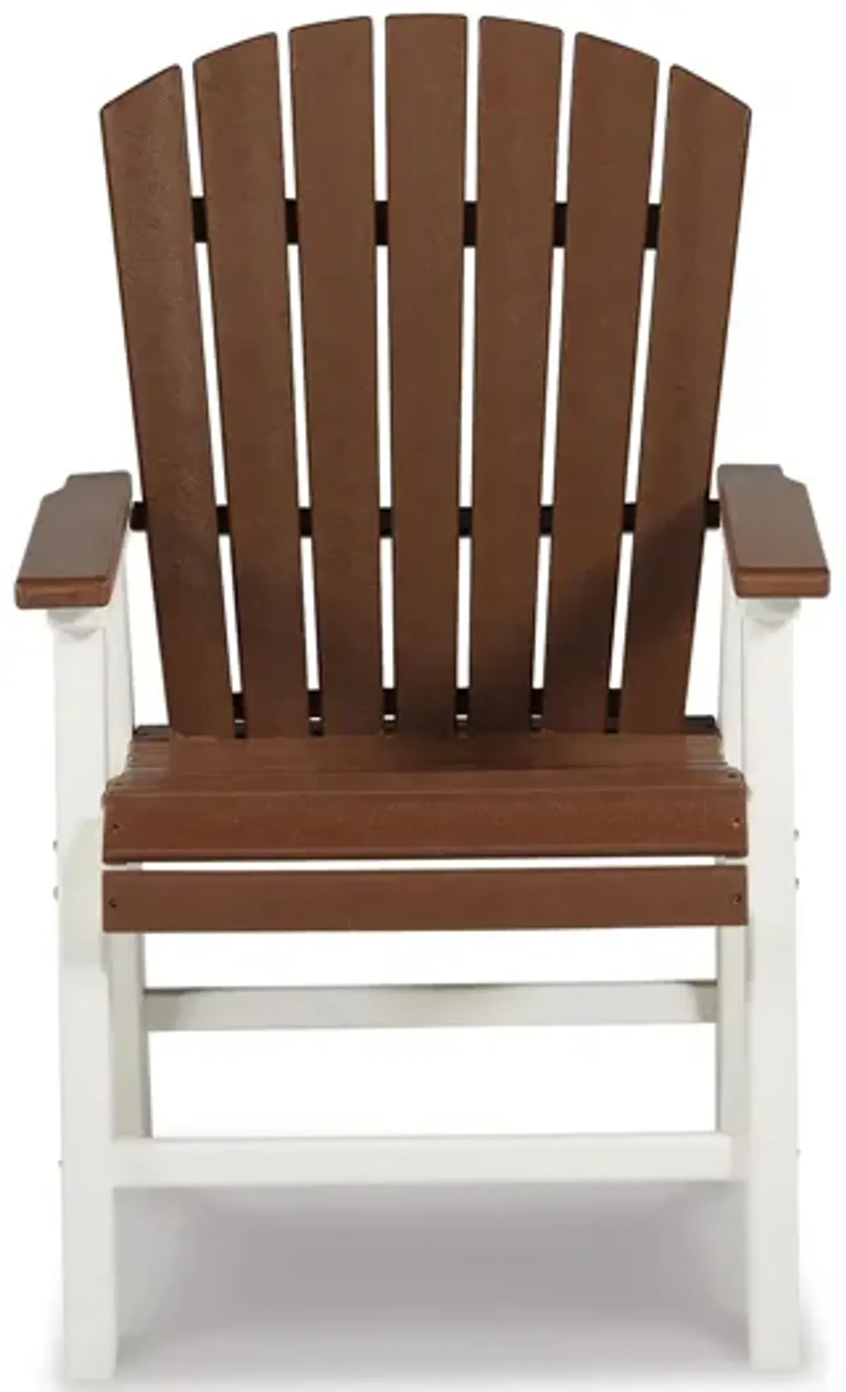 Genesis Bay Outdoor Dining Chair (Set of 2) in Brown/White by Ashley Furniture