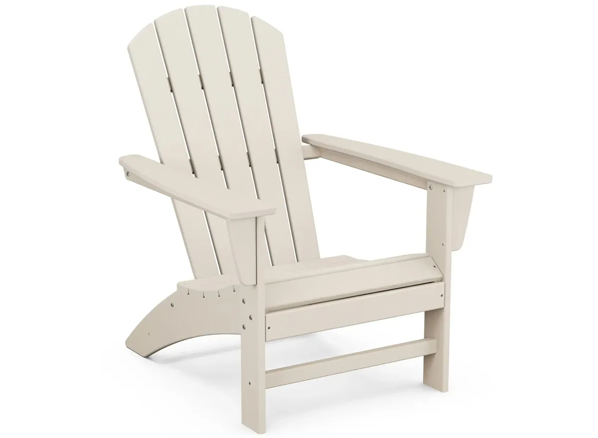 Nautical Adirondack Chair in Sand by Polywood