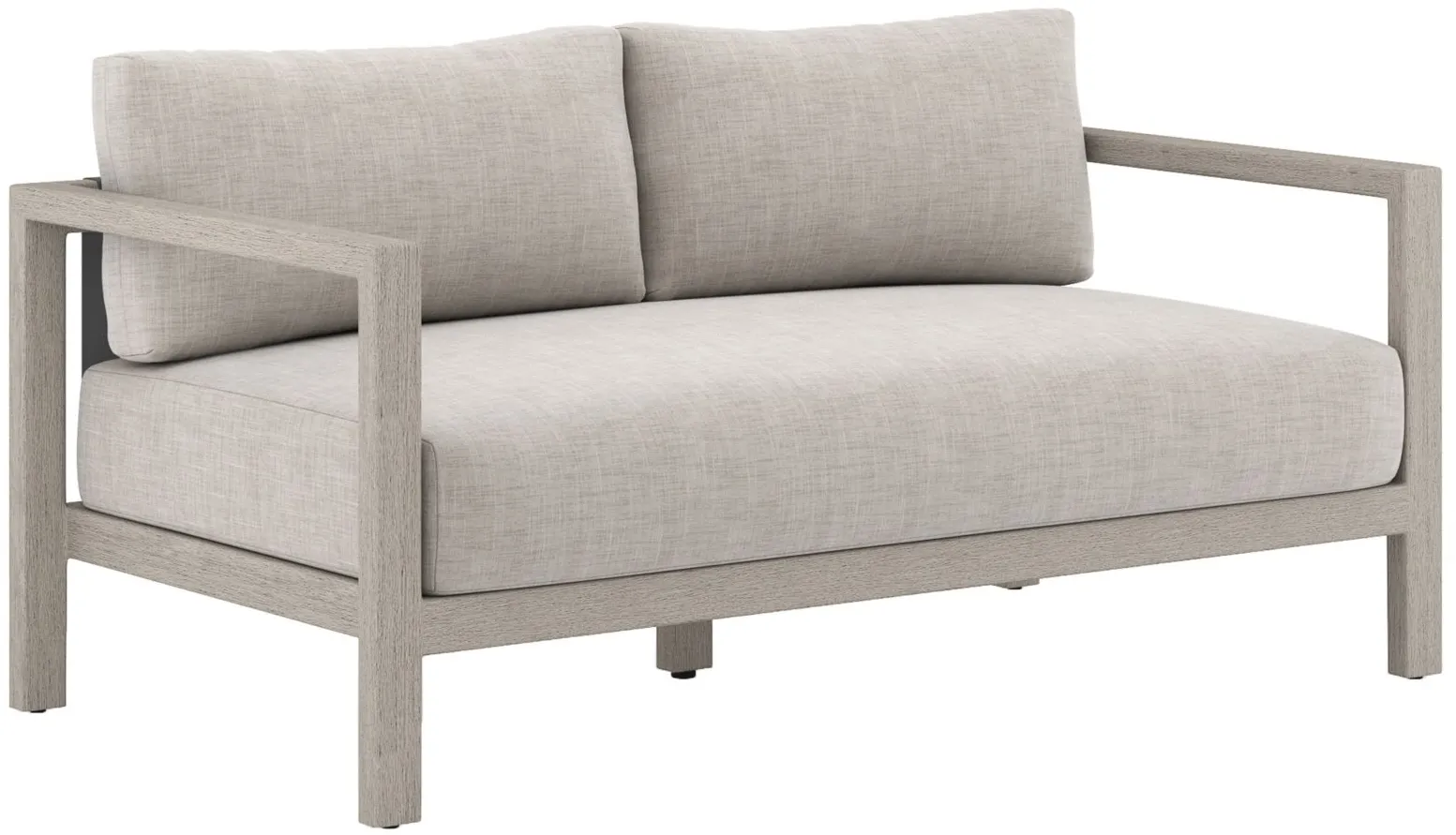 Solano Outdoor Loveseat in Gray by Four Hands