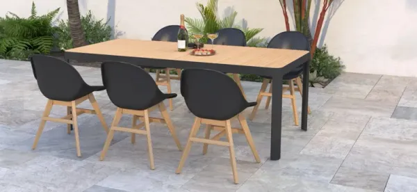 Urban Zen 7-pc. Patio Dining Set