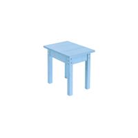 Generation Recycled Outdoor Side Table in Sky Blue by C.R. Plastic Products