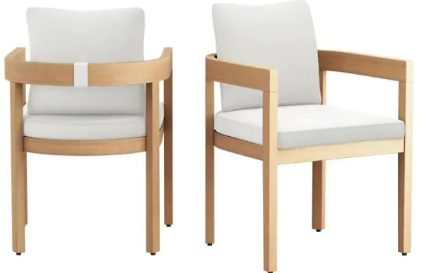 Wesley Outdoor Patio Dining Chair - Set of 2