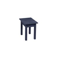 Capterra Casual Recycled Outdoor Side Table in Atlantic Navy by C.R. Plastic Products