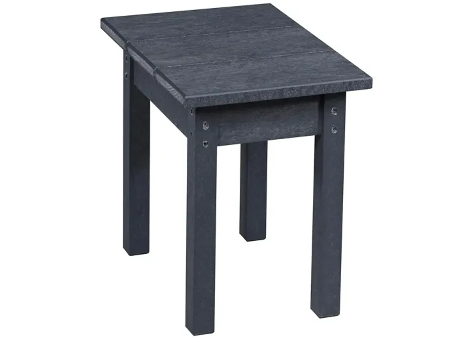 Capterra Casual Recycled Outdoor Side Table in Graystone by C.R. Plastic Products