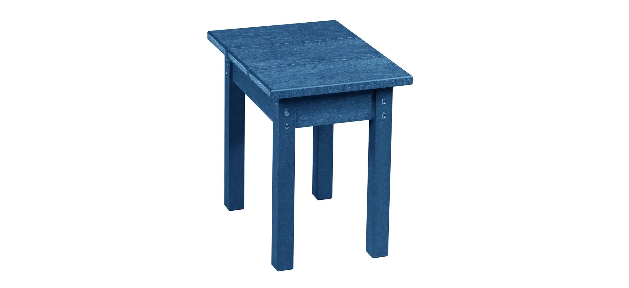 Capterra Casual Recycled Outdoor Side Table in Pacific Blue by C.R. Plastic Products