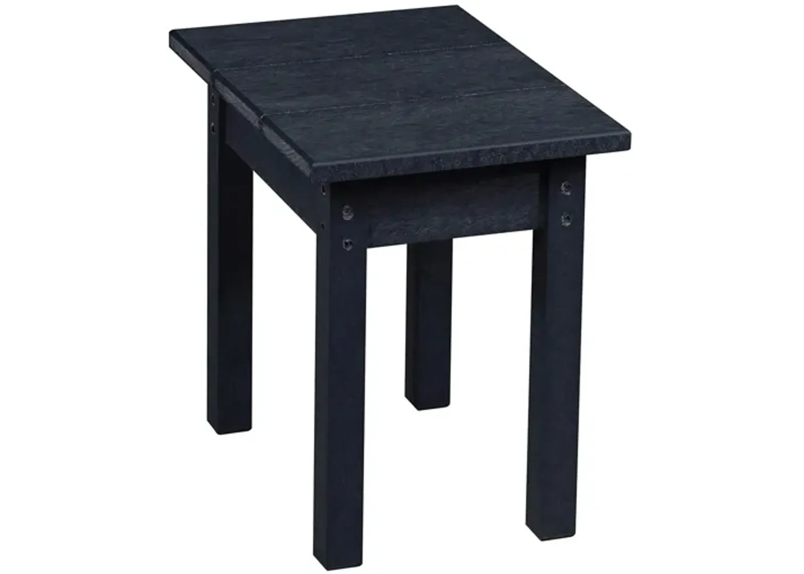 Capterra Casual Recycled Outdoor Side Table in Onyx by C.R. Plastic Products