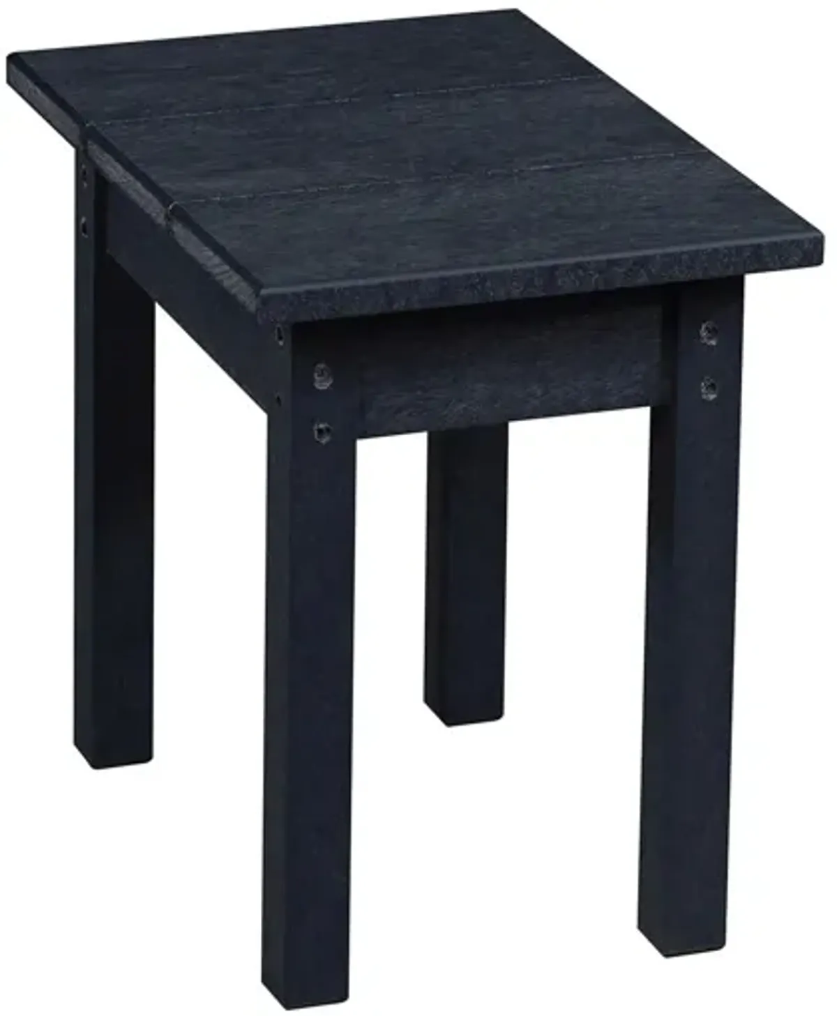 Capterra Casual Recycled Outdoor Side Table in Onyx by C.R. Plastic Products