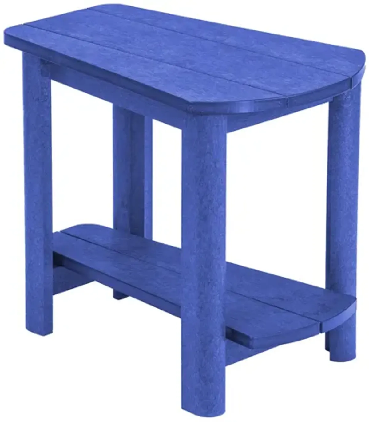 Generation Recycled Outdoor Addy Side Table in Blue by C.R. Plastic Products