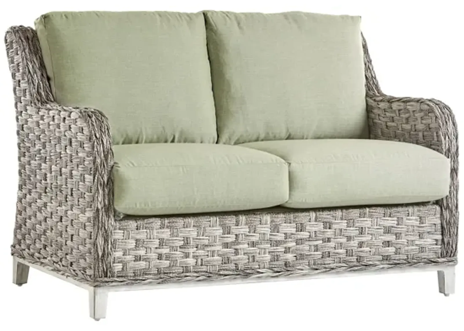 Grand Isle Sgr Outdoor Loveseat in Soft Granite by South Sea Outdoor Living