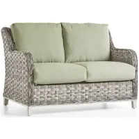 Grand Isle Sgr Outdoor Loveseat in Soft Granite by South Sea Outdoor Living