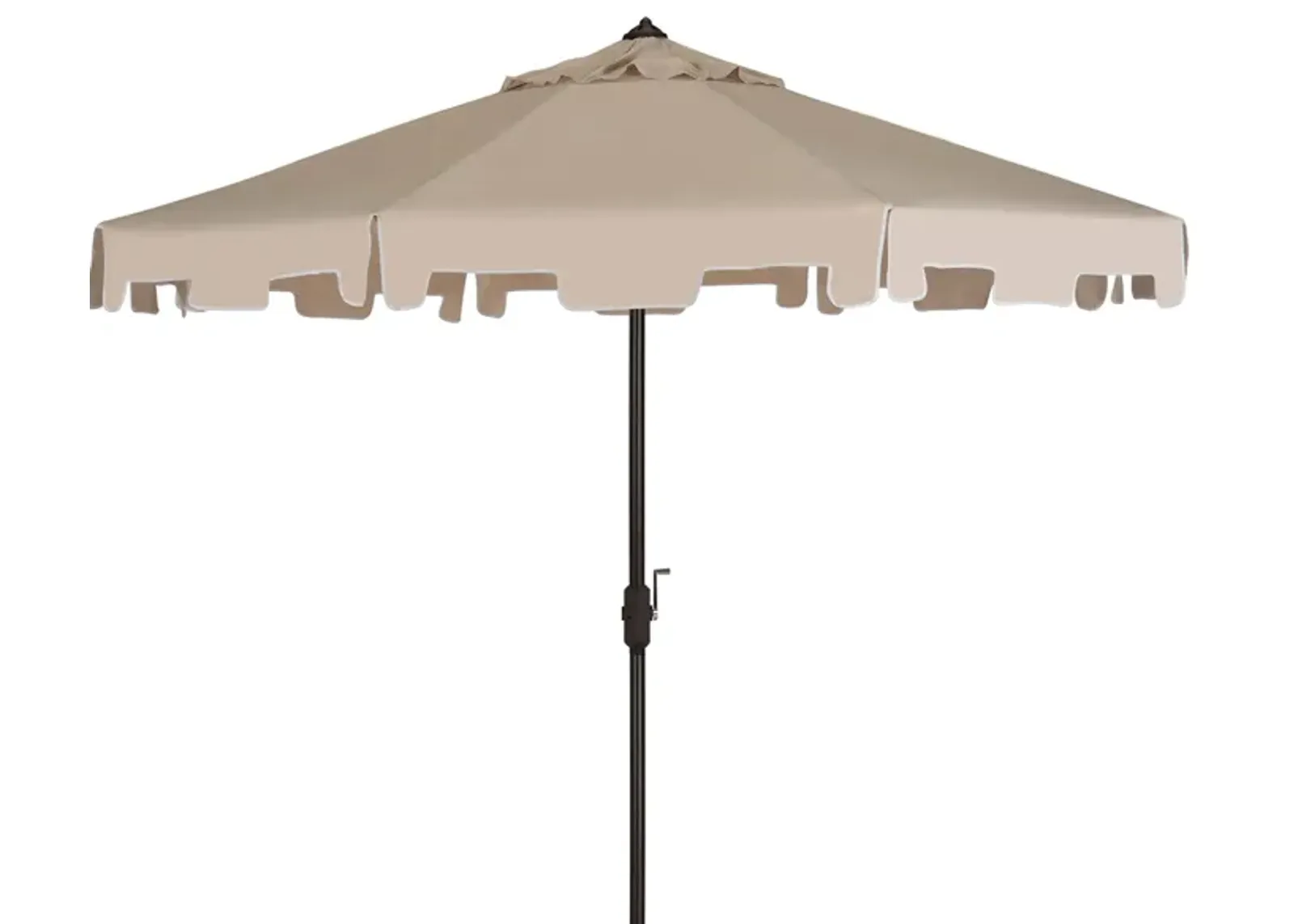 Zimmerman Market Umbrella in Beige by Safavieh