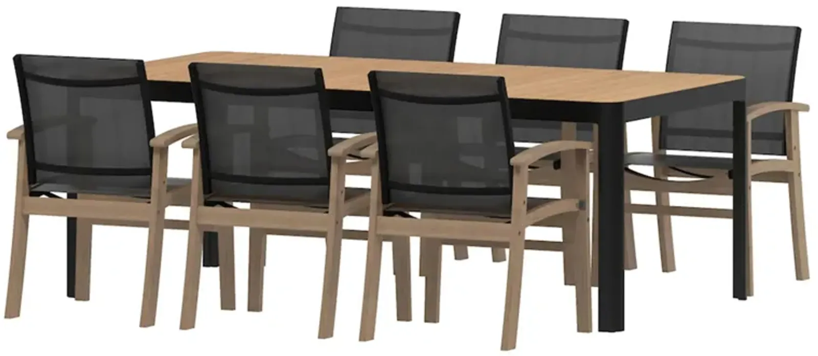 Urban Zen 7-pc. Patio Dining Set