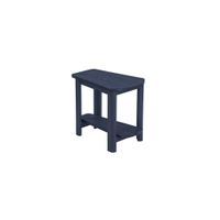 Generation Recycled Outdoor Addy Side Table in Navy by C.R. Plastic Products