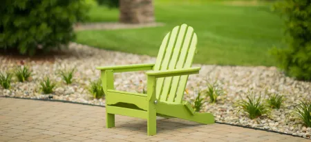 Icon Adirondack Chair in "Lime Green" by DUROGREEN OUTDOOR