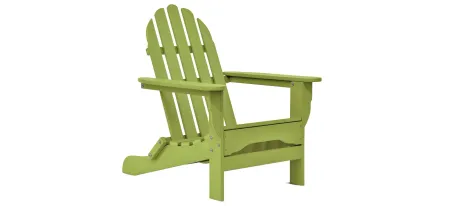 Icon Static Adirondack Chair in "Lime Green" by DUROGREEN OUTDOOR