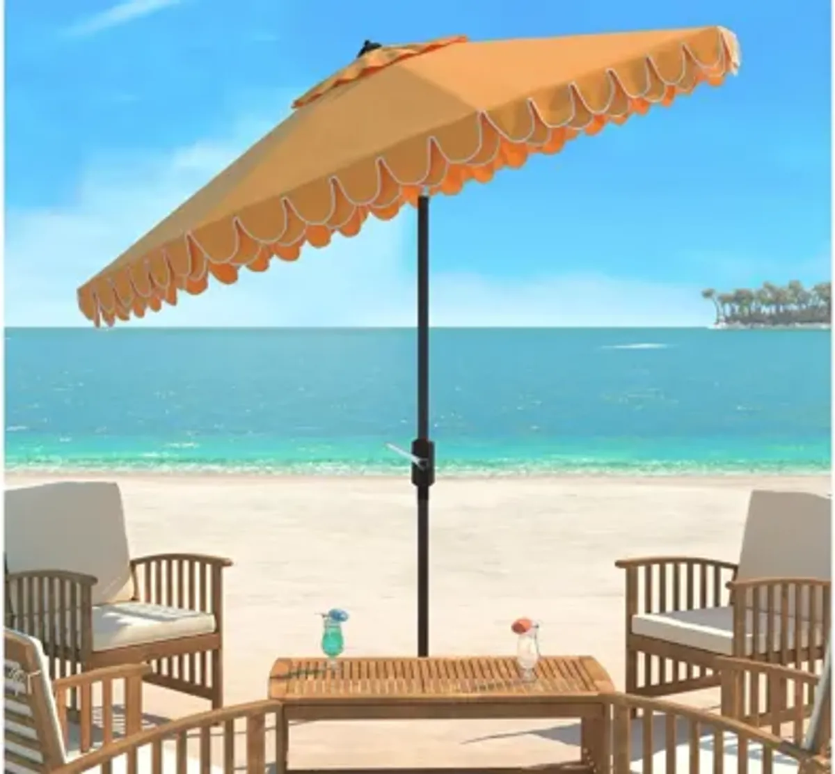 Chandler UV Resistant 9 ft Auto Tilt Umbrella