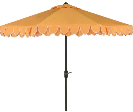 Chandler UV Resistant 9 ft Auto Tilt Umbrella in Yellow by Safavieh