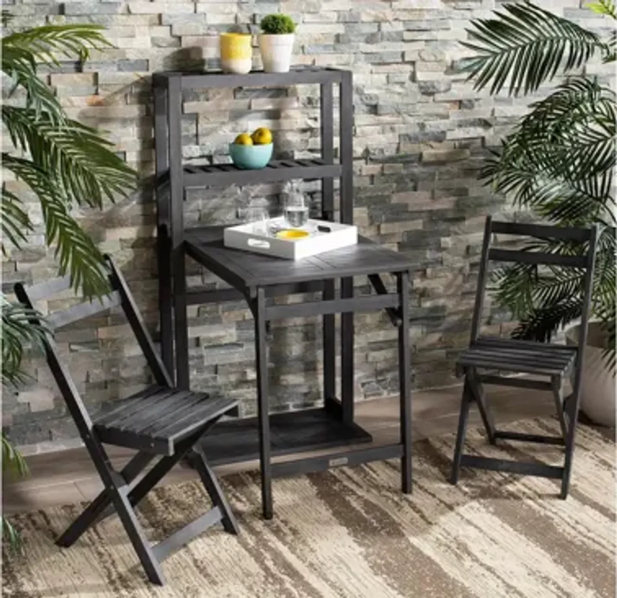 Euan 3-pc. Outdoor Cabinet Dining Set