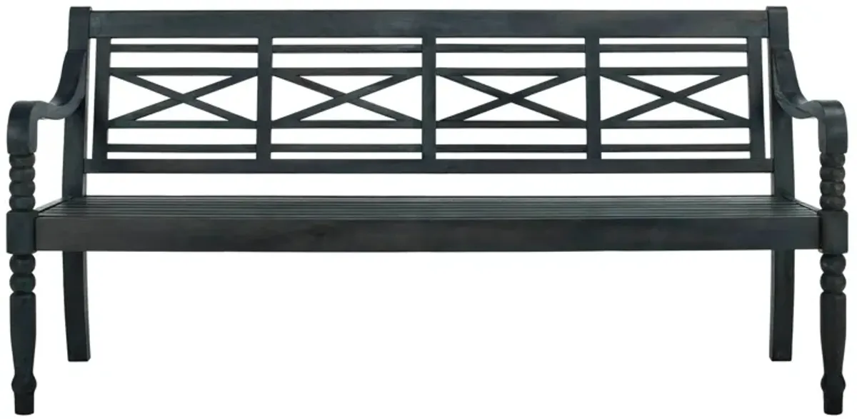 Karoo Bench in Dark Slate Grey by Safavieh