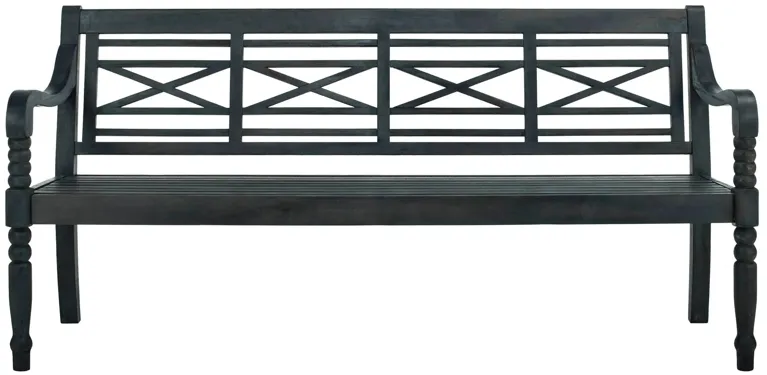 Karoo Bench in Dark Slate Grey by Safavieh