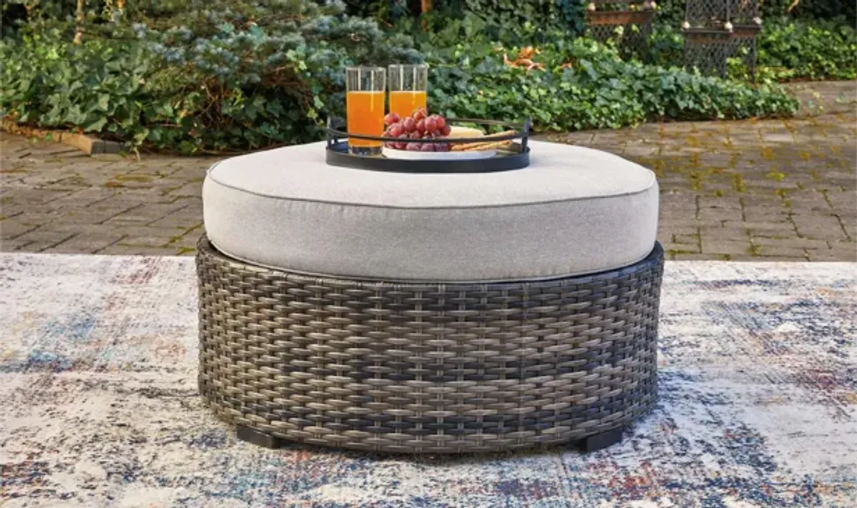 Harbor Court Ottoman with Cushion