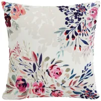 18" Outdoor Bianca Floral Pillow in Bianca Floral Multi by Skyline