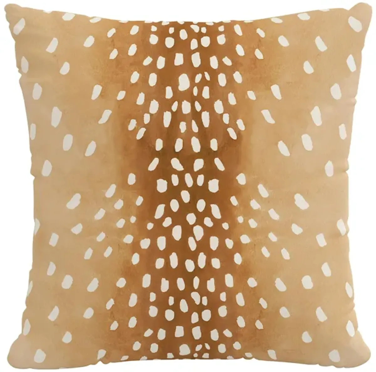 22" Outdoor Fawn Pillow in Fawn Natural by Skyline