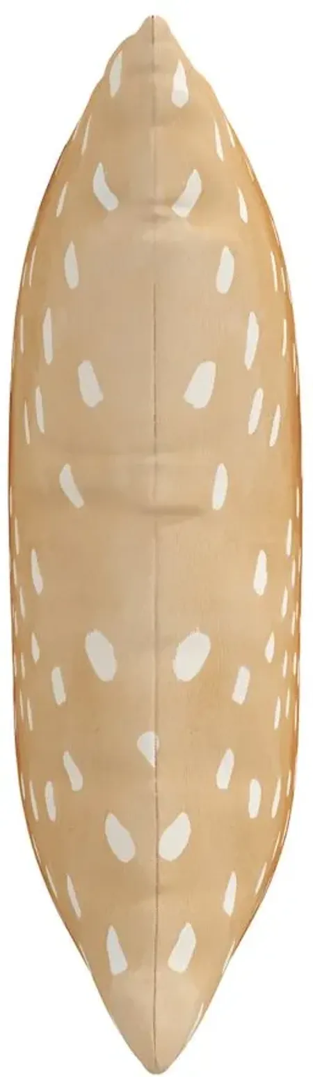 22" Outdoor Fawn Pillow in Fawn Natural by Skyline