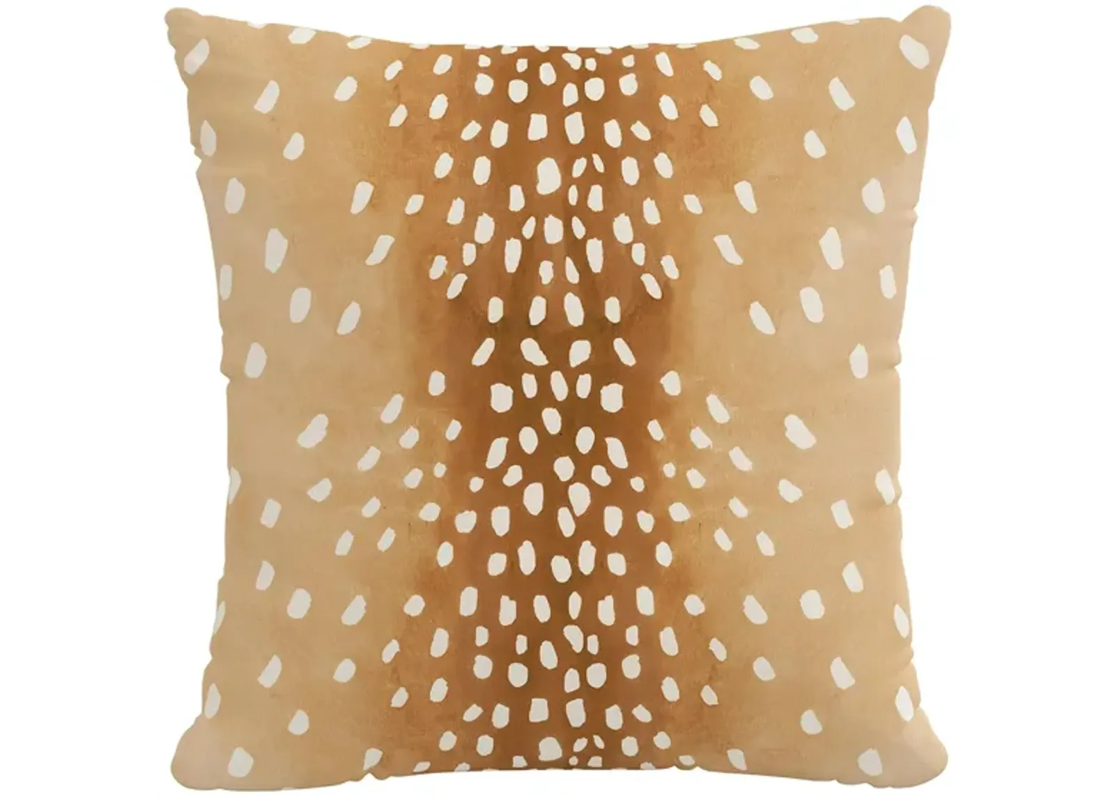 22" Outdoor Fawn Pillow in Fawn Natural by Skyline