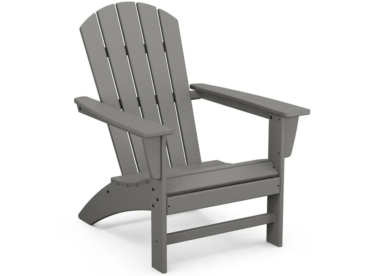 Nautical Adirondack Chair in Slate Gray by Polywood