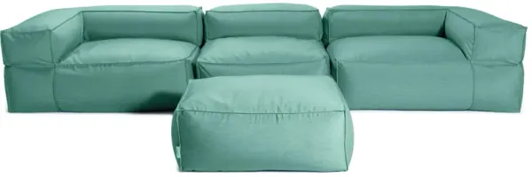 Spazio 4-pc. Outdoor Sofa with Ottoman