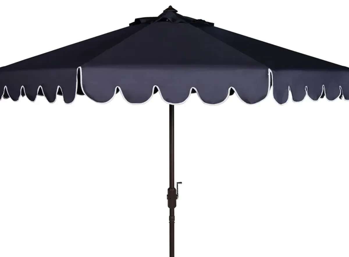 Dorinda Crank Umbrella in Blue by Safavieh