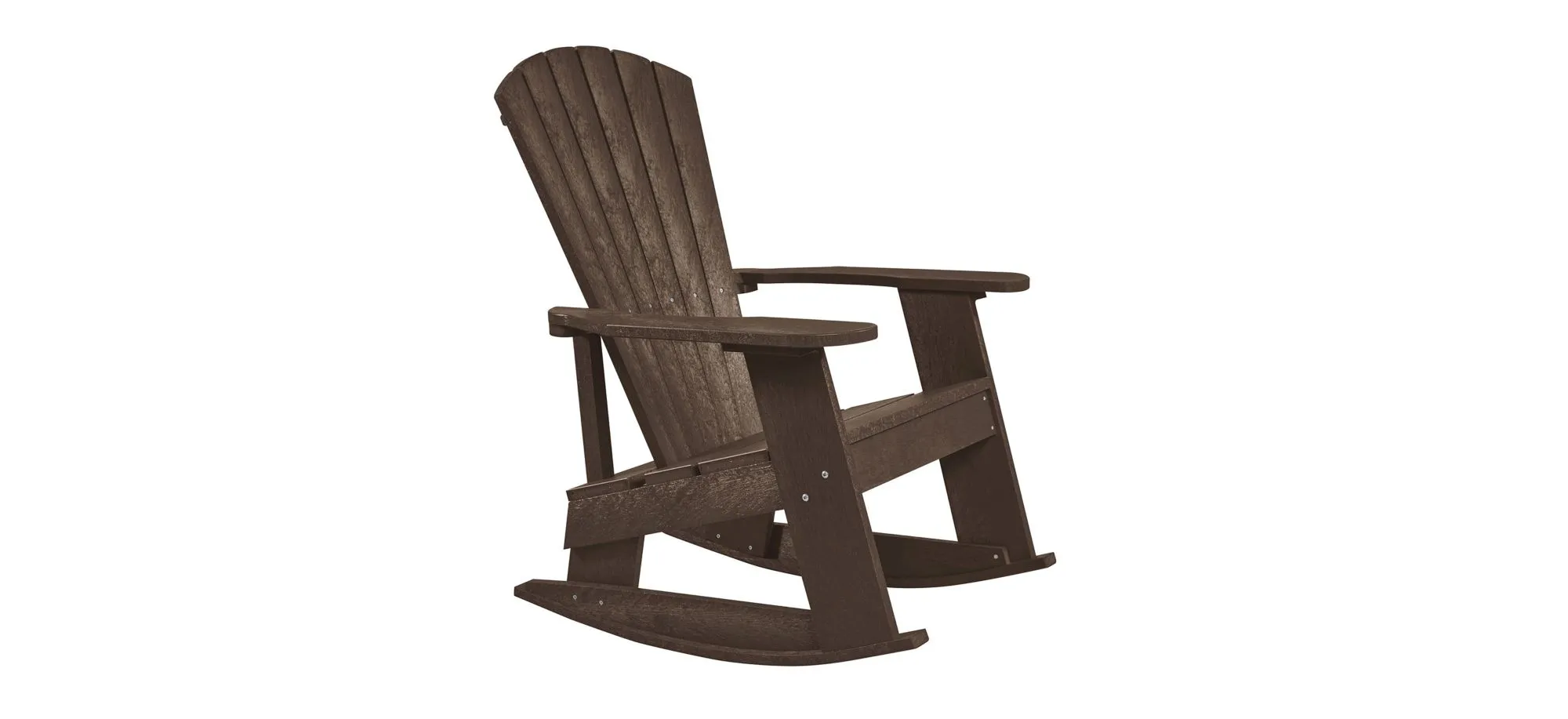 Capterra Casual Recycled Outdoor Adirondack Rocker in Terra by C.R. Plastic Products
