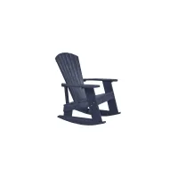 Capterra Casual Recycled Outdoor Adirondack Rocker in Natural by C.R. Plastic Products