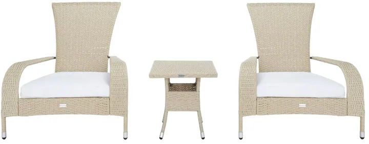 Anaheim 3-pc. Patio Set in Gray by Safavieh