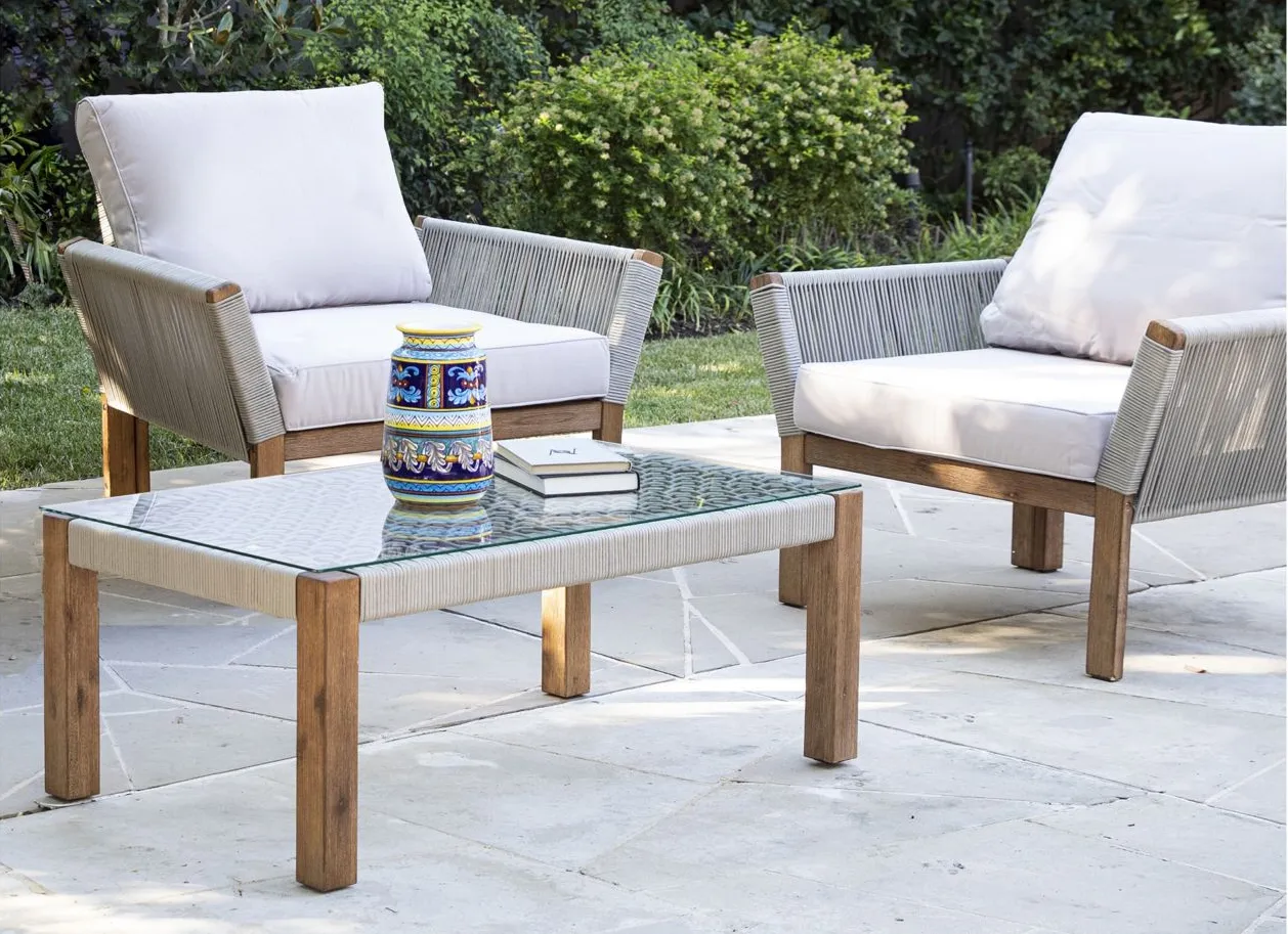 Savoy Outdoor Chairs - Set of 2 in Natural by SEI Furniture