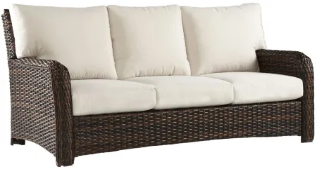 St Tropez Tob Outdoor Sofa in Tobacco by South Sea Outdoor Living