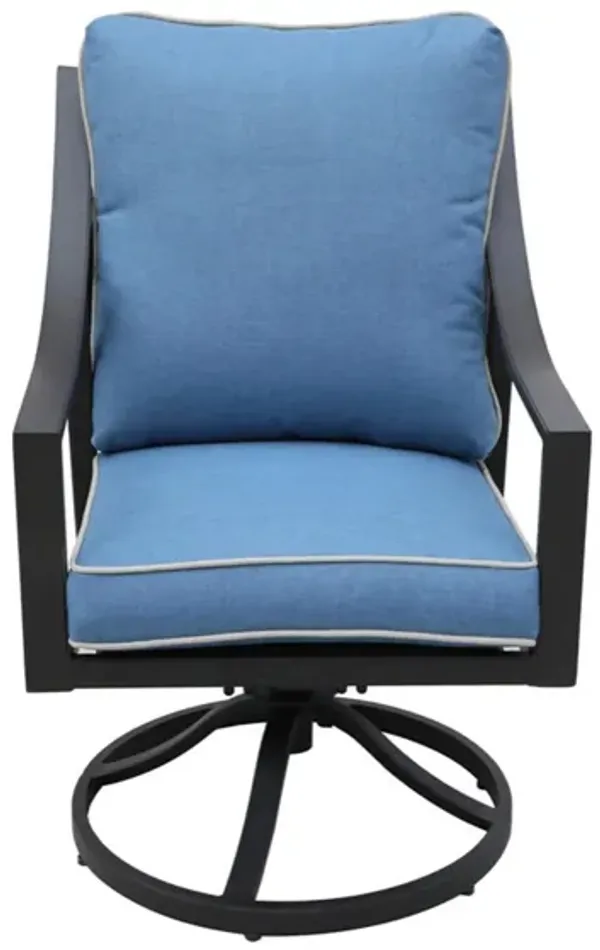 Genoa Outdoor Dining Swivel Chair - Set of 2