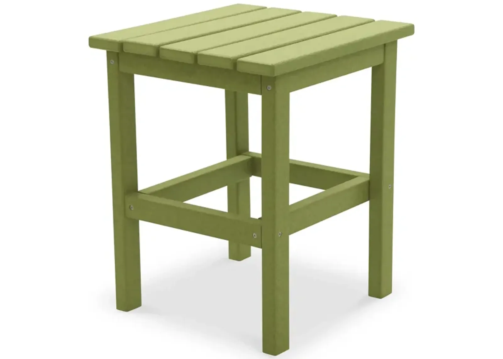 Icon Square Side Table in Gray / White by DUROGREEN OUTDOOR