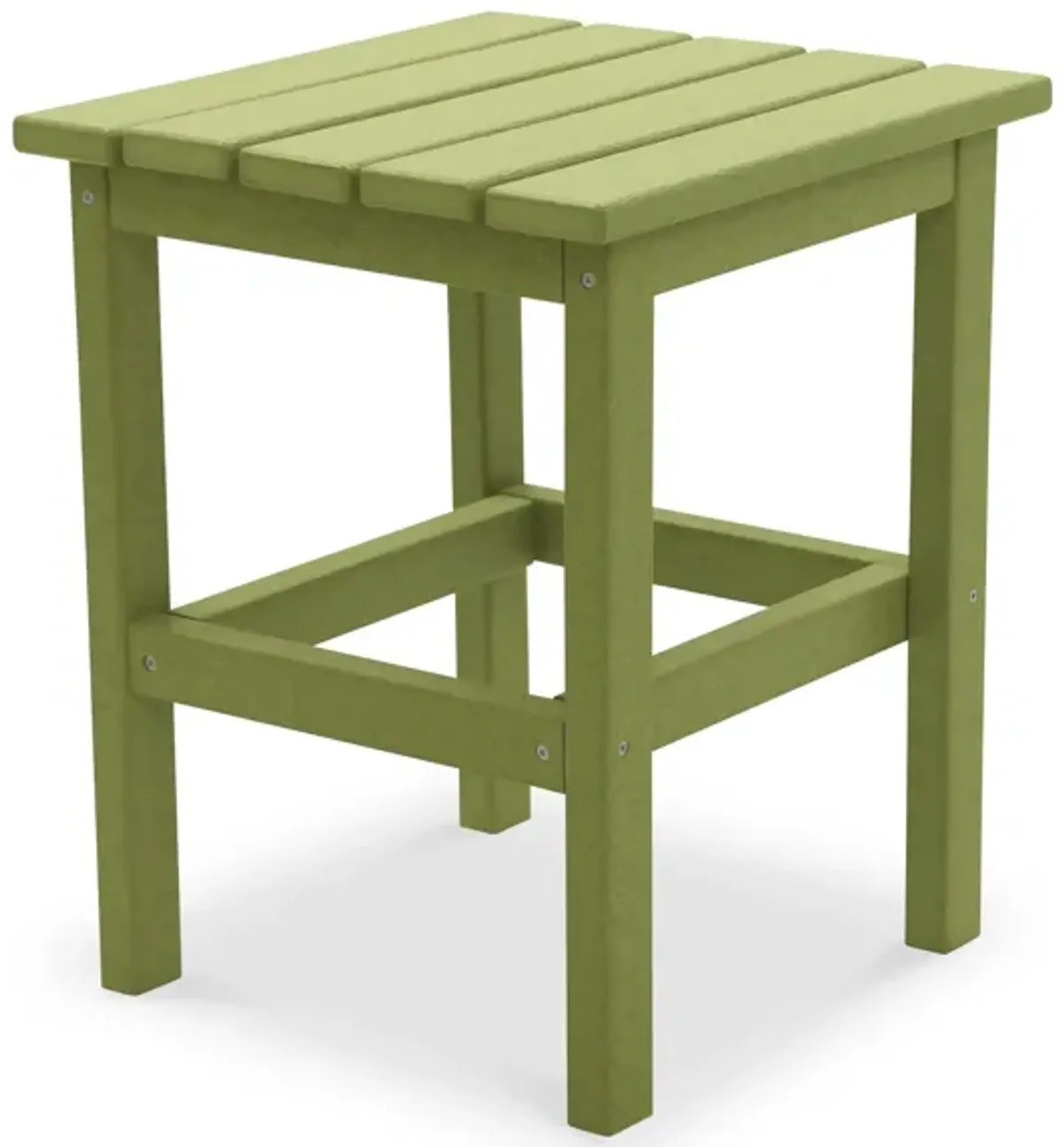 Icon Square Side Table in Gray / White by DUROGREEN OUTDOOR