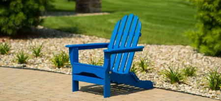 Icon Adirondack Chair in "Royal Blue" by DUROGREEN OUTDOOR
