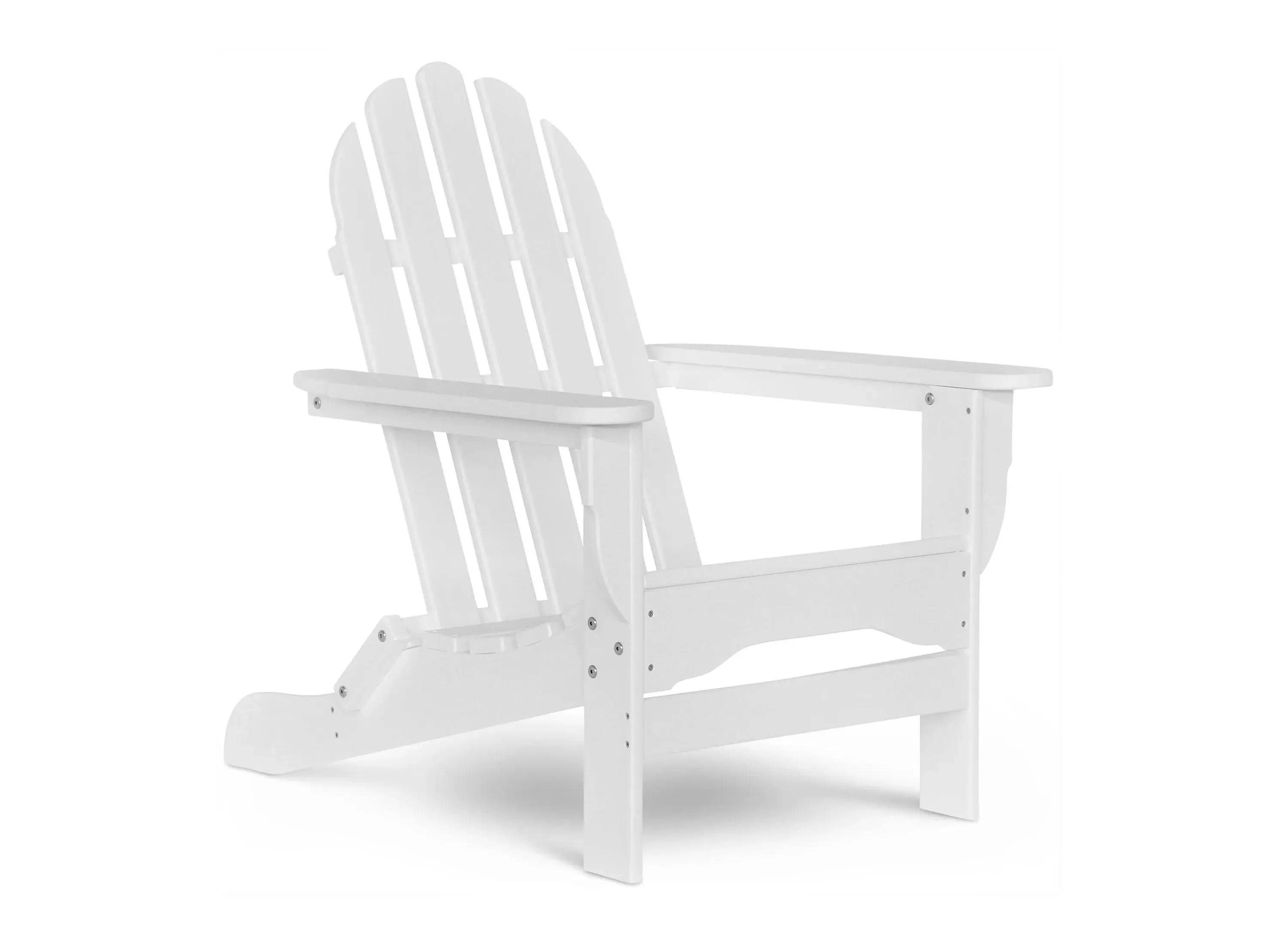 Icon Static Adirondack Chair in "White" by DUROGREEN OUTDOOR