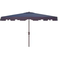 Burton 6.5 X 10 ft Rect Market Umbrella in Navy by Safavieh