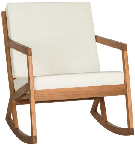 Hartwick Rocking Chair in Natural & Beige by Safavieh