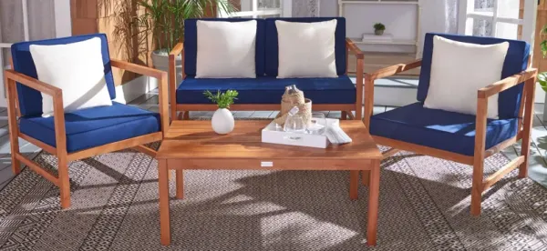 Hinaku 4-pc. Outdoor Set w/ Accent Pillows