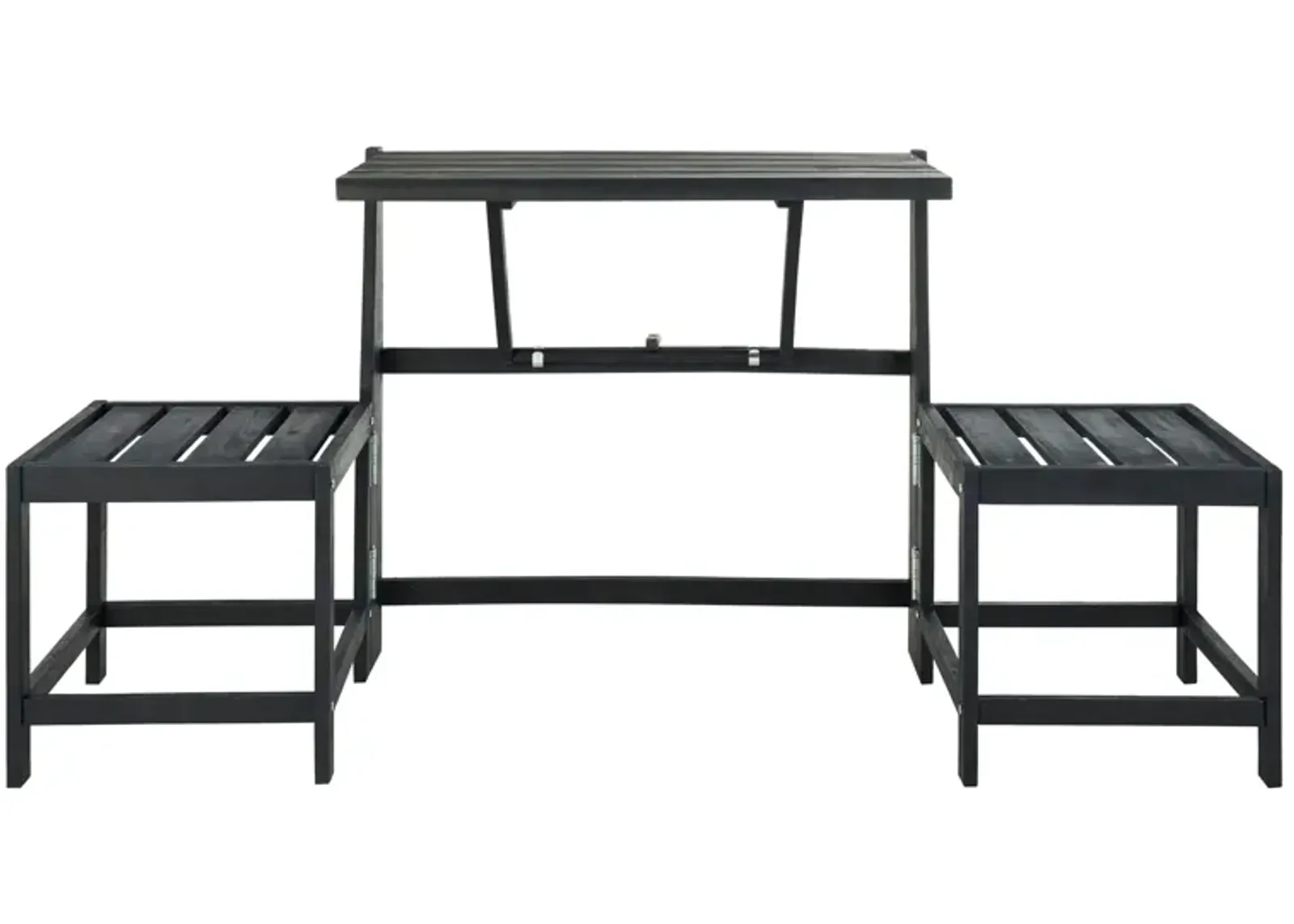 Mateo Transformer Bench in Black by Safavieh